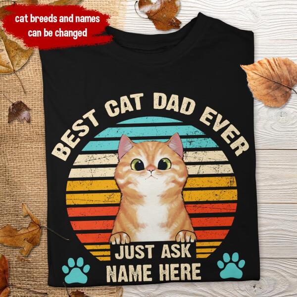 Cat dad best sale af shirt