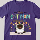This Cat Mom Belongs To - Cute Style - Personalized Cat T-shirt