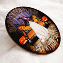 Don't Make Us Flip - Our Witch Switches - Personalized Cat Halloween Door Sign