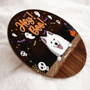 Hey Boo - Personalized Dog Halloween Door Sign