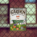 Metal Garden Sign, Gifts For Pet Lovers, Grown With Love Plant & Butterfly Personalized Housewarming Gifts