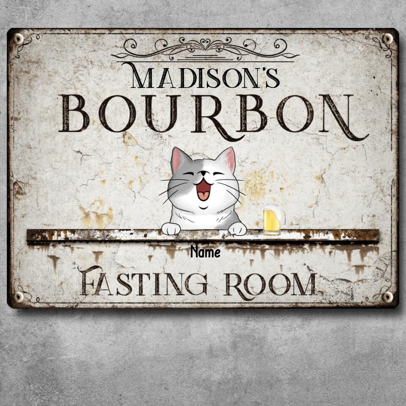 Metal Bar Signs, Gifts For Pet Lovers, Bourbon Fasting Room Vintage Signs, Personalized Housewarming Gifts