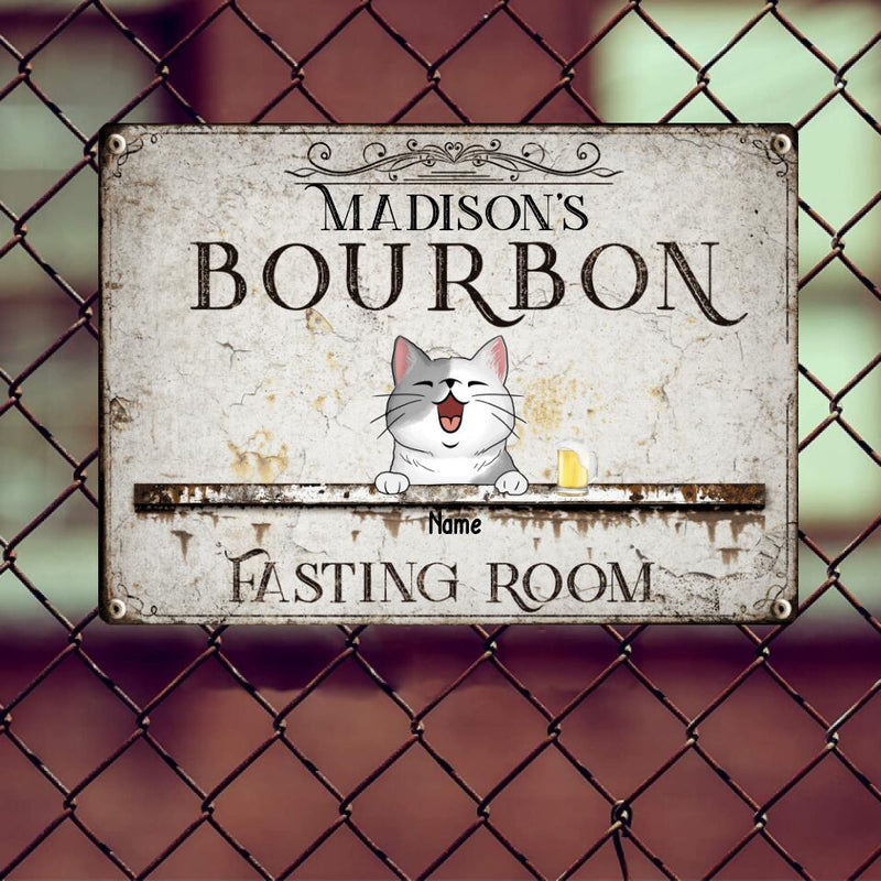 Metal Bar Signs, Gifts For Pet Lovers, Bourbon Fasting Room Vintage Signs, Personalized Housewarming Gifts