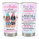 To My Bestie - We've Been Friends For So Long - 20 Oz Tumbler - Birthday Gift For Bestie, Best Friend, BFF