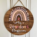 Personalized Name Welcome Teacher Door Hangers - Best Christmas Gift Ideas For Teachers