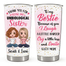 Custom Meaningful Friendship Gifts - Christmas Best Friend Gifts, Happy Birthday To My Bestie - Personalized Tumbler