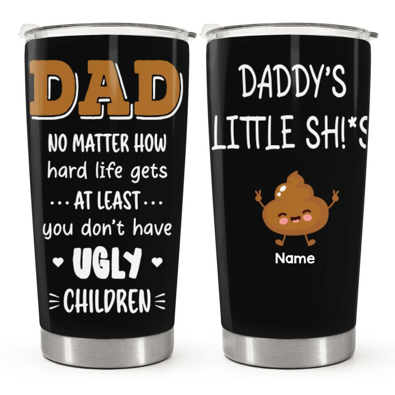 Happy Birthday Dad, Christmas Gifts for Dad, Father's Day Gifts - Funny Personalized Custom Tumbler