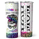 Christmas Gifts For Mom From Daughter, Son - Happy Birthday Mom - Personalized Custom Tumbler