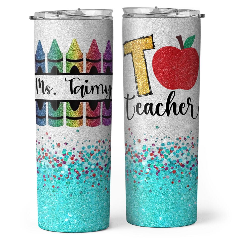 Teacher Tumbler Personalized Teacher Appreciation Gifts, Teachers A Big  Heart Little Minds 20oz Tumbler (Teacher Life)