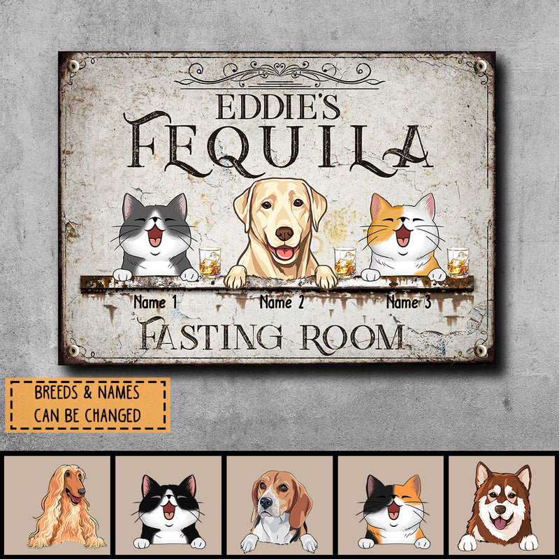 Metal Bar Signs, Gifts For Pet Lovers, Fequila Fasting Room Vintage Signs, Personalized Housewarming Gifts