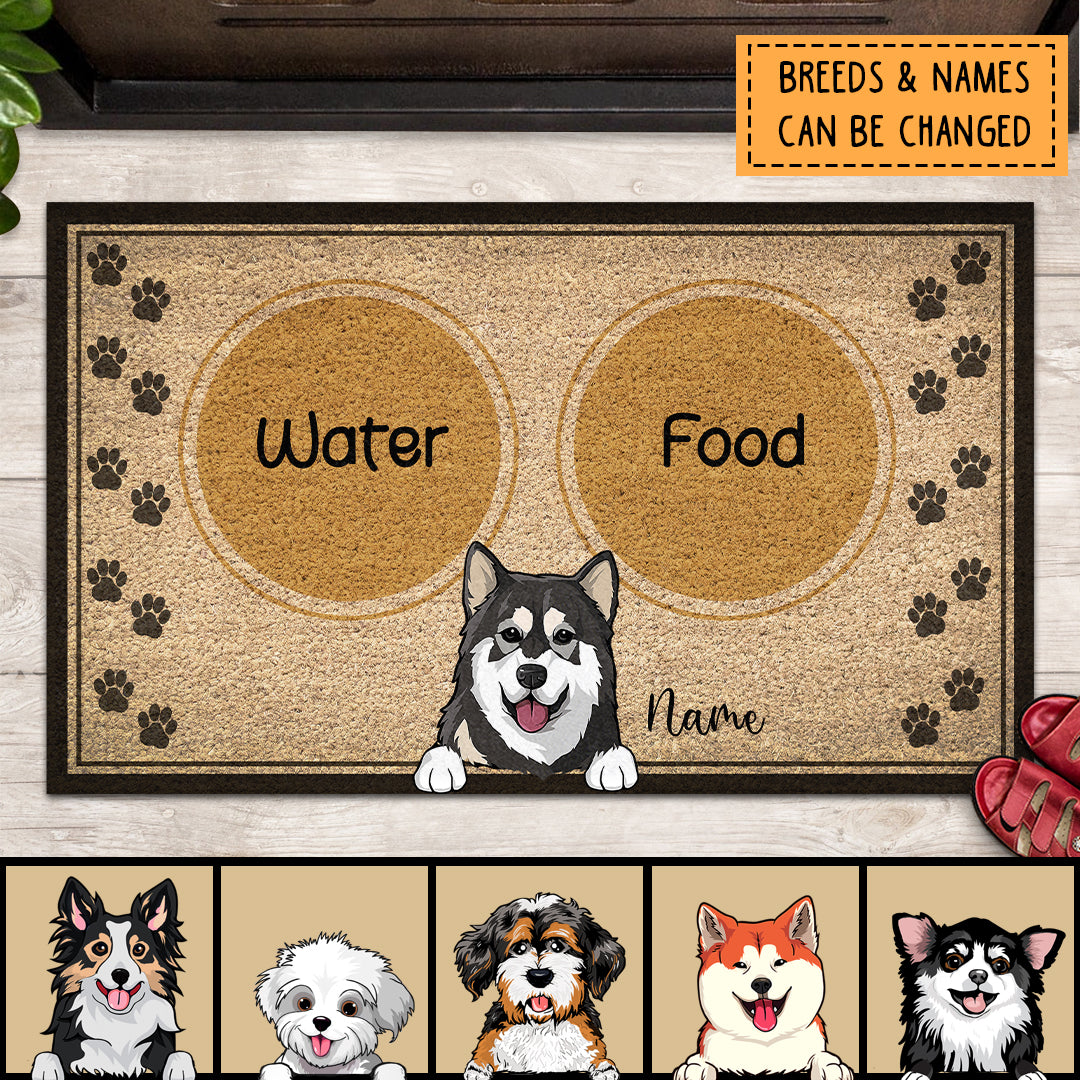 Personalized Dog Mats Personalized Dog Food Mat Personalized Cat