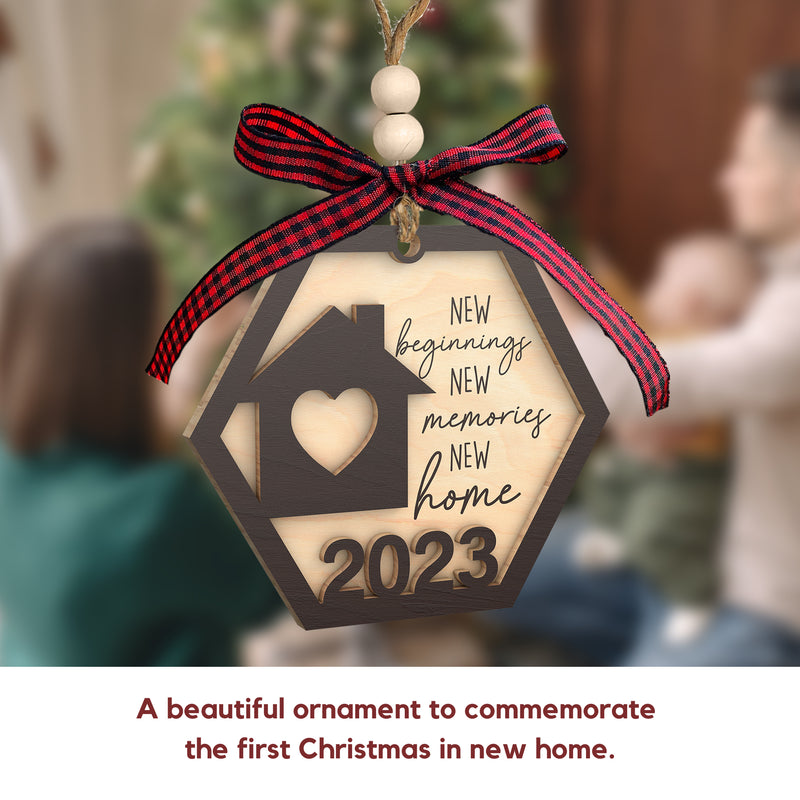  New Home Ornament 2023 - Housewarming Gifts for New House, New  Home Gift Ideas, Housewarming Gifts New Home - House Warming Gifts New Home  Couple - First Christmas in New Home 