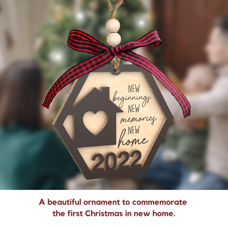 House Warming Gifts New Home - Housewarming Gifts for New House, Housewarming Gift Presents for Women, Couple - New Home Gifts for Home, New Home Owners Gift Ideas - New Home Christmas Ornament 2023