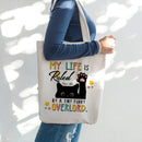My Life Is Ruled By A Tiny Furry Overlord - Personalized Cat Tote Bag