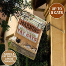 Warning This Property Is Protected By Cats - Personalized Cat Garden Flag