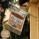 Warning This Property Is Protected By Cats - Personalized Cat Garden Flag