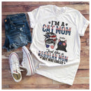 I'm A Cat Mom Just Like A Regular Mom But Way Cooler - Personalized Cat T-shirt