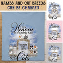 I Know Heaven Is A Beautiful Place - Cats With Wings - Personalized Cat T-shirt