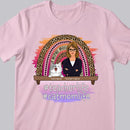 Teacher Life - Cat Mom Life - Personalized Cat And Girl T-shirt