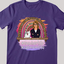 Teacher Life - Cat Mom Life - Personalized Cat And Girl T-shirt