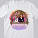 Teacher Life - Cat Mom Life - Personalized Cat And Girl T-shirt