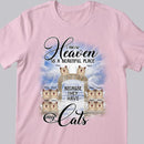 I Know Heaven Is A Beautiful Place - Cats With Wings - Personalized Cat T-shirt