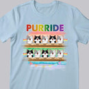 LGBT Pride Purride - Personalized Cat T-shirt
