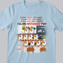 I'll Be Watching You - Cats In The Kitchen - Personalized Cat T-shirt