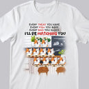 I'll Be Watching You - Cats In The Kitchen - Personalized Cat T-shirt