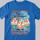 You Can't Buy Happiness But You Can Adopt A Cat - Personalized Cat T-shirt