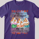 You Can't Buy Happiness But You Can Adopt A Cat - Personalized Cat T-shirt