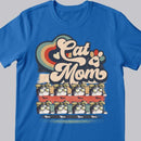 Cat Mom - Retro Style - Personalized Cat T-shirt