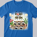 It's Not A Home Without Fur-Kids - Cats On Sofa - Personalized Cat T-shirt