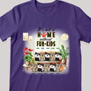 It's Not A Home Without Fur-Kids - Cats On Sofa - Personalized Cat T-shirt