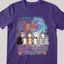 Walk Away I Have Anger Issues and A Serious Dislike for Stupid People - Personalized Cat T-Shirt