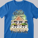 My Life Is Ruled By A Tiny Furry Overlord - Cats Front House - Personalized Cat T-shirt