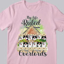 My Life Is Ruled By A Tiny Furry Overlord - Cats Front House - Personalized Cat T-shirt