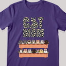 Cat Mom - Daisy Print - Personalized Cat T-shirt