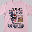 I'm A Cat Mom Just Like A Regular Mom But Way Cooler - Personalized Cat T-shirt