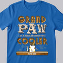 Grandpaw Cat Like Regular Grandpa But Cooler - Personalized Cat T-shirt