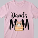 Cat Mom - Cat In Box - Personalized Cat T-shirt