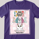Cat Mom - Pinky Style - Personalized Cat T-shirt