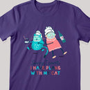 Sorry I Can't - I Have Plans With My Cats - Personalized Cat T-shirt