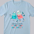 Sorry I Can't - I Have Plans With My Cats - Personalized Cat T-shirt