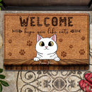 Welcome - Hope You Like Cats - Personalized Cat Doormat