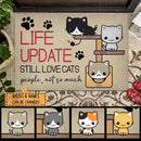 Life Update Still Love Cats - Cat Tree - Personalized Cat Doormat
