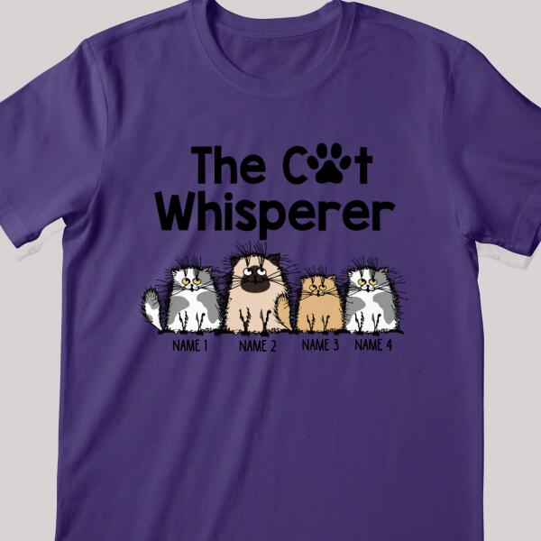 The Cat Whisperer - Fluffy Cat - Personalized Cat T-shirt