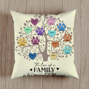 Family Tree - Personalized Pillow