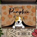 Hey There Pumpkin - Pumpkins Curtain - Personalized Dog Autumn Doormat