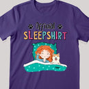 Official Sleep Shirt, Girl And Her Dogs, Personalized Dog Breeds T-shirt, Gift For Dog Lovers